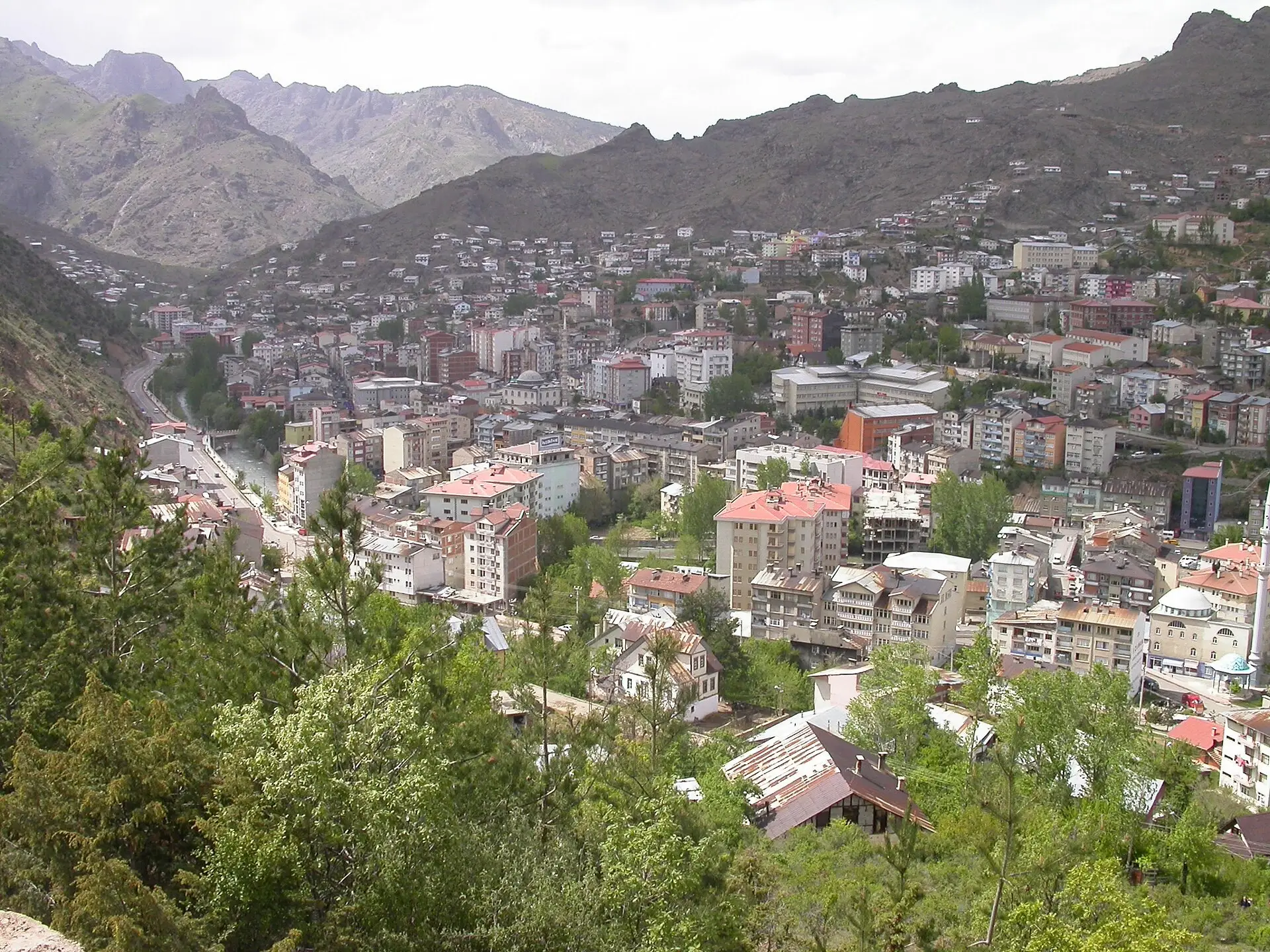Gümüşhane şehir merkezi